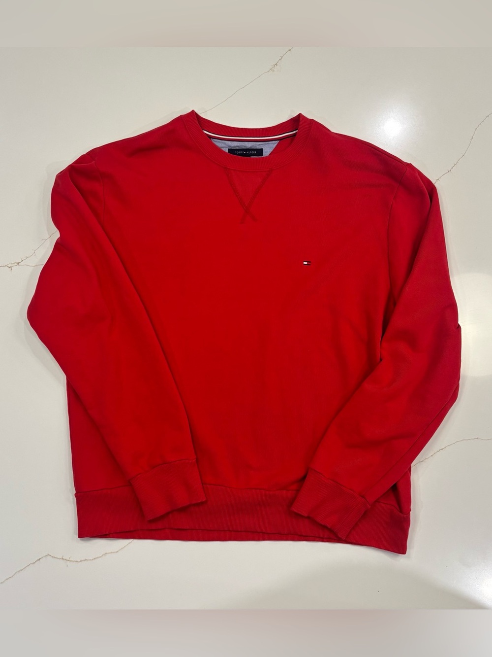 Tommy Hilfiger Red Crewneck Sweatshirt